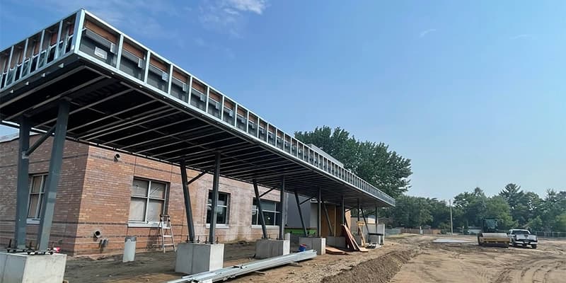 TBG Contracting commercial steel beam installation