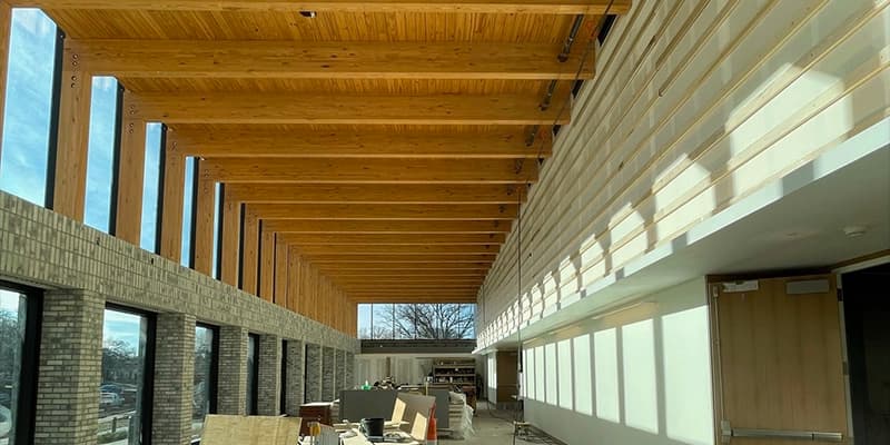 TBG Contracting mass timber interior construction